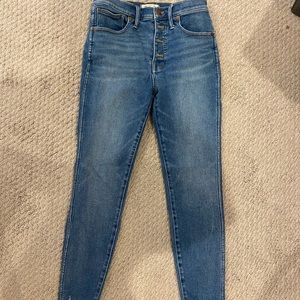 Madewell High Rise Skinny Jeans